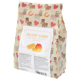 Smakołyki dla konia Delizia Candy, Miód/Mango, 600g